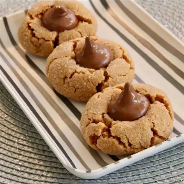 Gluten Free Peanut Butter Blossoms